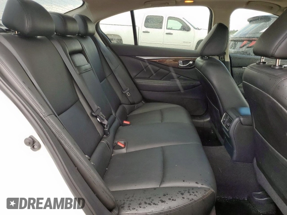 2018 Infiniti Q50 Luxe with VIN JN1EV7AP9JM592281, listed as a Copart auction lot 63676555 with 40,249 mi miles and Salvage title. Bid and sale history available at DreamBid. Image 10.
