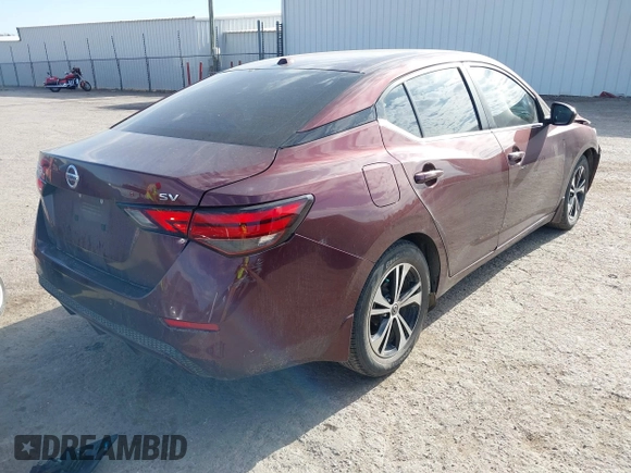 2021 Nissan Sentra SV z VIN 3N1AB8CV7MY253545, wystawiony jako IAAI lot #41869144 z przebiegiem 89 733 mil mil oraz . Historia ofert i sprzedaży dostępna na DreamBid. Obrazek 4.