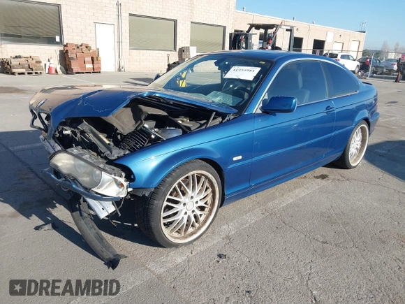 2003 BMW 3 Series 330Ci with VIN WBABN534X3PH03302, listed as a IAAI auction lot 41355981 with 169,595 mi miles and . Bid and sale history available at carsss.com. Image 17.