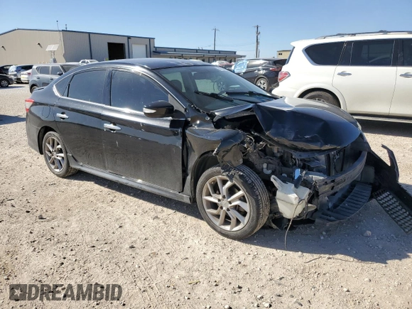 2015 Nissan Sentra SR with VIN 3N1AB7APXFY343418, listed as a Copart auction lot 47954465 with 92,077 mi miles and Salvage Title. Bid and sale history available at DreamBid. Image 4.