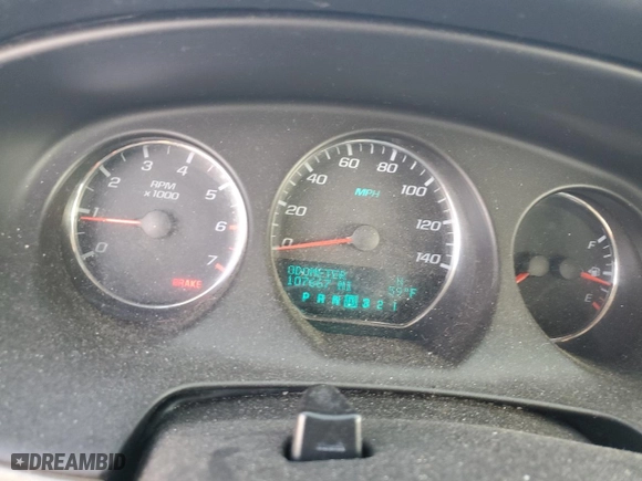 2006 Chevrolet Monte Carlo LT 3.5L with VIN 2G1WM15KX69224561, listed as a Copart auction lot 48049895 with 107,667 mi miles and Salvage Title. Bid and sale history available at carsss.com. Image 9.
