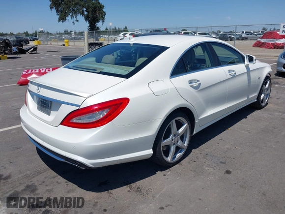 2012 Mercedes-Benz CLS 550 with VIN WDDLJ7DB0CA048424, listed as a IAAI auction lot 42587502 with 152,671 mi miles and . Bid and sale history available at DreamBid. Image 4.