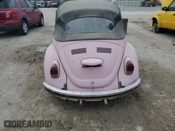 1968 Volkswagen Beetle with VIN 158471748, listed as a Copart auction lot 74748374 with Not Provided miles and Salvage Title. Bid and sale history available at DreamBid. Image 6.