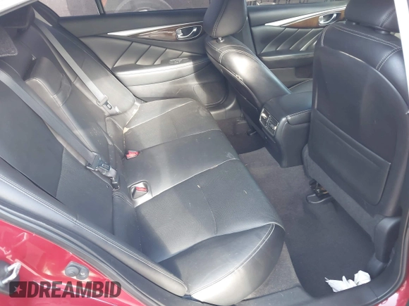 2015 Infiniti Q50 Premium with VIN JN1BV7AP1FM340227, listed as a IAAI auction lot 41662965 with 129,766 mi miles. Bid and sale history available at carsss.com. Image 8.