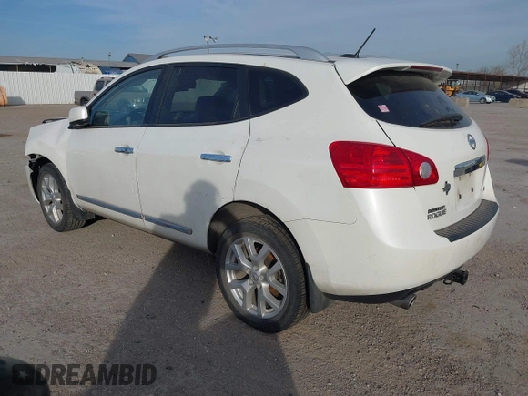 2013 Nissan Rogue S with VIN JN8AS5MT7DW521420, listed as a IAAI auction lot 41689607 with 103,127 mi miles and . Bid and sale history available at DreamBid. Image 3.