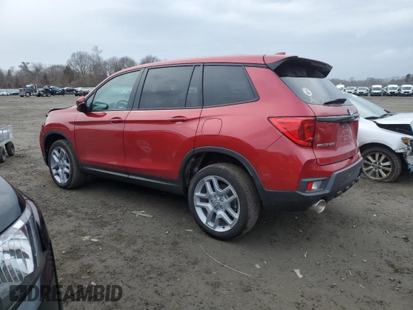 2024 Honda Passport EX-L z VIN 5FNYF8H52RB010348, wystawiony jako Copart lot #47186125 z przebiegiem 27 264 mil mil oraz Szkoda całkowita • Salvage title. Historia ofert i sprzedaży dostępna na DreamBid. Obrazek 2.