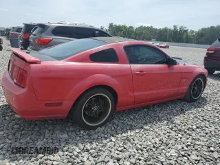 2007 Ford Mustang GT Deluxe with VIN 1ZVFT82H775333955, listed as a Copart auction lot 54376685 with 147,520 mi miles and Salvage Title. Bid and sale history available at carsss.com. Image 3.