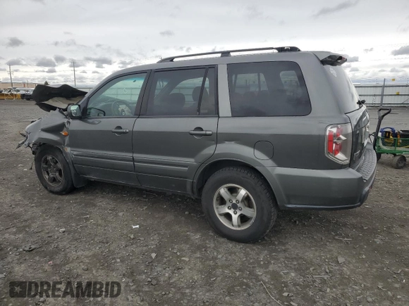 2007 Honda Pilot EX with VIN 2HKYF18437H528420, listed as a Copart auction lot 50230285 with Not Provided miles and Salvage Title. Bid and sale history available at DreamBid. Image 2.