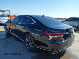 2018 Lexus LS with VIN JTHB51FFXJ5002269, listed as a IAAI auction lot 41424288 with 67,748 mi miles. Bid and sale history available at carsss.com. Image 3.