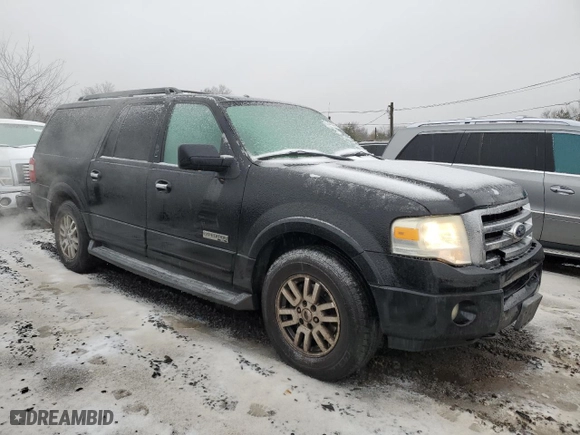 2008 Ford Expedition EL SSV with VIN 1FMFK16558LA04337, listed as a Copart auction lot 44235335 with 219,767 mi miles and Salvage Title. Bid and sale history available at carsss.com. Image 4.