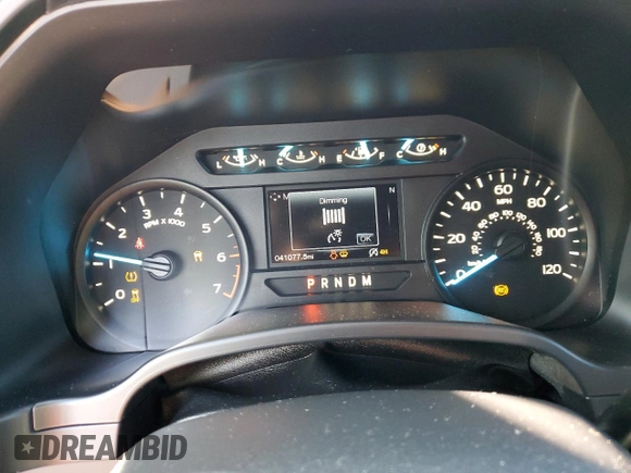2018 Ford F-150 XL with VIN 1FTEX1EP1JFA25629, listed as a Copart auction lot 45557075 with 41,077 mi miles and Salvage Title. Bid and sale history available at carsss.com. Image 9.