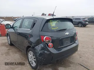 2014 Chevrolet Sonic LT with VIN 1G1JC6SH5E4153094, listed as a IAAI auction lot 41506576 with 118,833 mi miles. Bid and sale history available at carsss.com. Image 3.