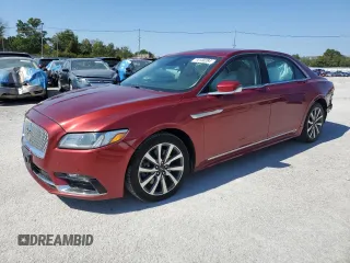 2019 Lincoln Continental Standard with VIN 1LN6L9PK9K5605553, listed as a Copart auction lot 74130284 with 17,492 mi miles and Non Repairable. Bid and sale history available at carsss.com. Image 1.