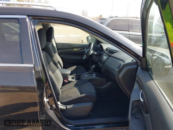 2017 Nissan Rogue SV with VIN KNMAT2MV4HP536143, listed as a IAAI auction lot 41783232 with 140,309 mi miles. Bid and sale history available at carsss.com. Image 5.
