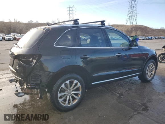 2017 Audi Q5 Premium with VIN WA1C2AFP7HA055465, listed as a Copart auction lot 48350655 with 112,393 mi miles and Salvage Title. Bid and sale history available at carsss.com. Image 3.