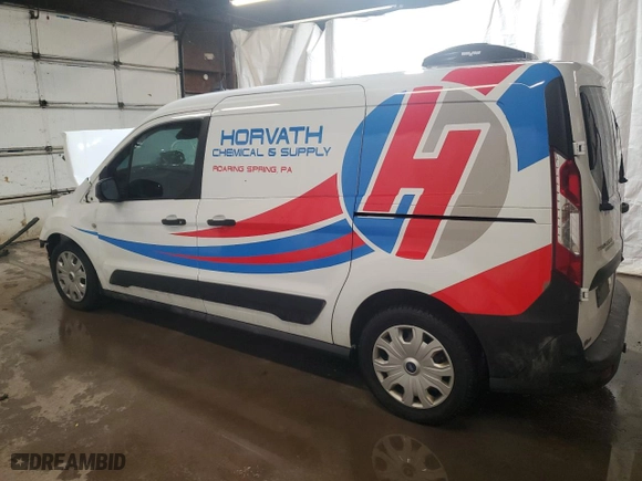 2021 Ford Transit Connect Van XL with VIN NM0LS7E23M1486519, listed as a Copart auction lot 47169015 with 0 mi miles and Salvage Title. Bid and sale history available at carsss.com. Image 2.