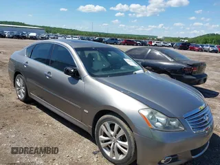 2008 Infiniti M with VIN JNKBY01E48M500872, listed as a IAAI auction lot 42164616 with 147,663 mi miles and . Bid and sale history available at DreamBid. Image 1.