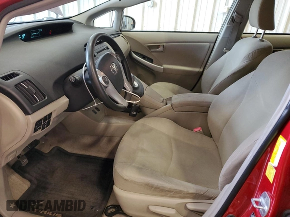 2010 Toyota Prius II with VIN JTDKN3DUXA0221857, listed as a Copart auction lot 53440815 with 223,122 mi miles and Non Repairable. Bid and sale history available at DreamBid. Image 7.