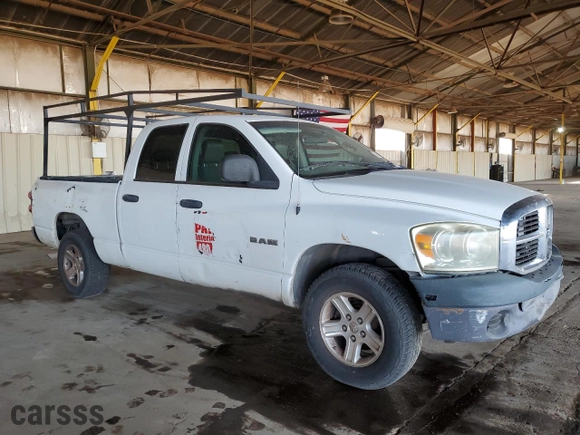 2008 Dodge Ram 1500 SLT with VIN 1D7HU18NX8S539390, listed as a Copart auction lot 53389625 with 186,982 mi miles and Clean Title. Bid and sale history available at carsss.com. Image 4.