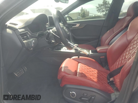 2018 Audi S4 Prestige z VIN WAUC4AF44JA123438, wystawiony jako Copart lot #51455125 z przebiegiem Nie podano mil oraz Szkody całkowita. Historia ofert i sprzedaży dostępna na DreamBid. Obrazek 7.