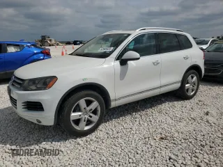 2013 Volkswagen Touareg Lux with VIN WVGEF9BP9DD008658, listed as a Copart auction lot 52585925 with 93,369 mi miles and Salvage Title. Bid and sale history available at DreamBid. Image 1.