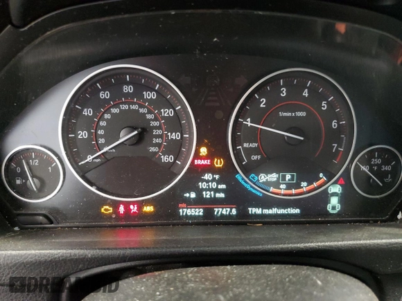 2013 BMW 3 Series 335i with VIN WBA3A9G50DNP36510, listed as a Copart auction lot 49109225 with 176,522 mi miles and Clean title. Bid and sale history available at DreamBid. Image 9.