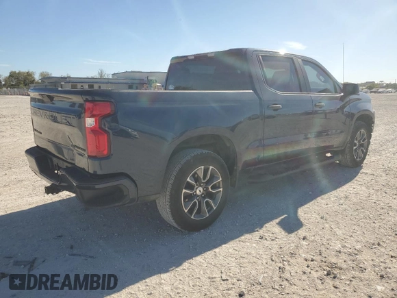 2020 Chevrolet Silverado 1500 Custom with VIN 3GCPWBEF0LG245175, listed as a Copart auction lot 81833874 with 95,334 mi miles and Salvage Title. Bid and sale history available at carsss.com. Image 3.