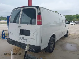 2011 Chevrolet Express Cargo with VIN 1GCWGGCA3B1127003, listed as a IAAI auction lot 42380652 with 158,049 mi miles and . Bid and sale history available at DreamBid. Image 4.