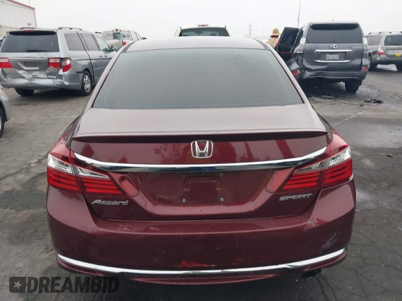 2016 Honda Accord Sport z VIN 1HGCR2F59GA021484, wystawiony jako IAAI lot #42422150 z przebiegiem 103 298 mil mil oraz . Historia ofert i sprzedaży dostępna na DreamBid. Obrazek 15.