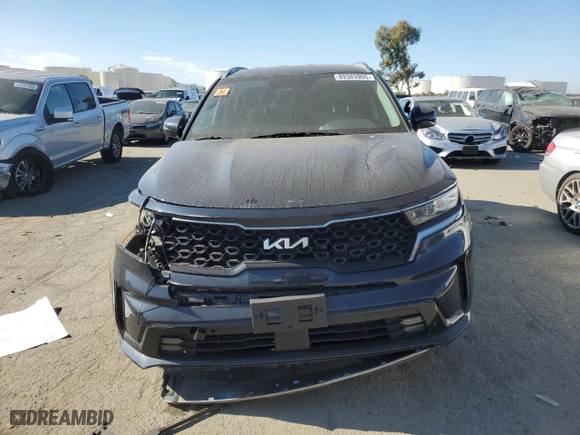 2022 Kia Sorento Hybrid EX with VIN KNDRH4LG1N5079642, listed as a Copart auction lot 89383905 with 23,307 mi miles and Salvage Title. Bid and sale history available at carsss.com. Image 5.