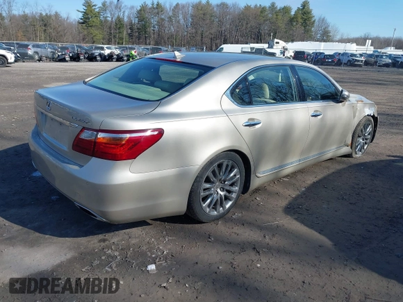 2011 Lexus LS 460 L with VIN JTHGL5EF1B5041922, listed as a IAAI auction lot 41882811 with 201,877 mi miles and . Bid and sale history available at DreamBid. Image 4.