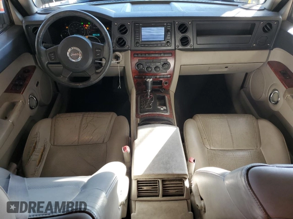 2006 Jeep Commander Limited z VIN 1J8HG58N86C305693, wystawiony jako Copart lot #80289634 z przebiegiem 158 711 mil mil oraz Szkoda całkowita • Salvage title. Historia ofert i sprzedaży dostępna na DreamBid. Obrazek 8.