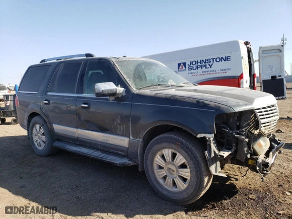 2009 Lincoln Navigator with VIN 5LMFU28539LJ01029, listed as a Copart auction lot 76828524 with 143,627 mi miles and Salvage Title. Bid and sale history available at carsss.com. Image 4.