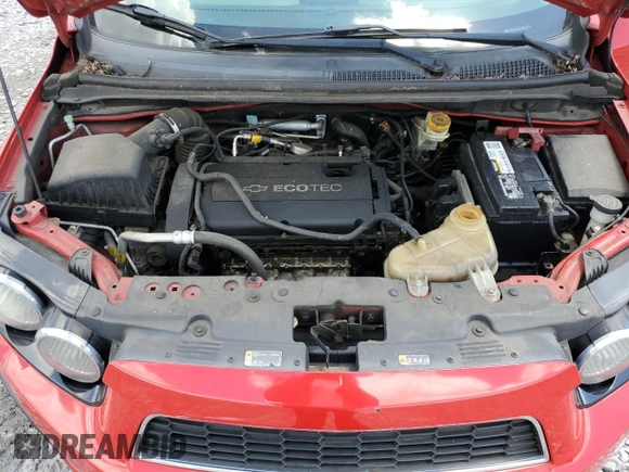 2012 Chevrolet Sonic LS z VIN 1G1JA5SH2C4174661, wystawiony jako Copart lot #56650635 z przebiegiem 128 258 mil mil oraz Szkoda całkowita • Salvage title. Historia ofert i sprzedaży dostępna na DreamBid. Obrazek 11.