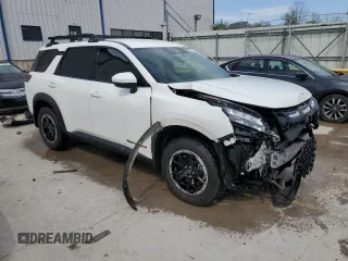 2024 Nissan Pathfinder Rock Creek z VIN 5N1DR3BD3RC246573, wystawiony jako Copart lot #53713415 z przebiegiem 37 469 mil mil oraz Szkoda całkowita • Salvage title. Historia ofert i sprzedaży dostępna na DreamBid. Obrazek 4.