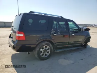 2007 Ford Expedition Limited with VIN 1FMFU19557LA54160, listed as a Copart auction lot 52327855 with Not provided miles and Salvage title. Bid and sale history available at DreamBid. Image 3.