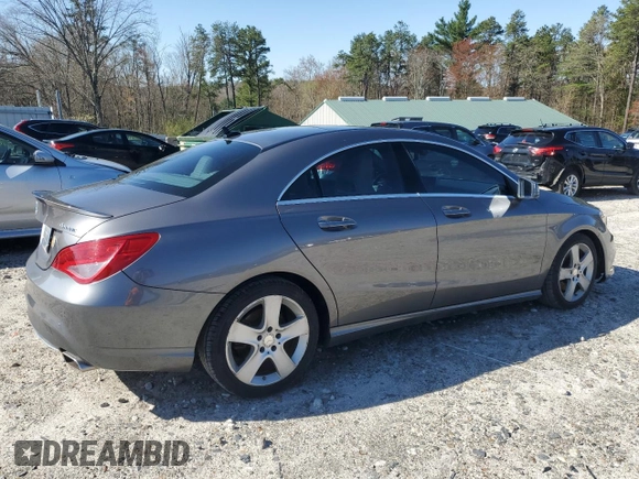2016 Mercedes-Benz CLA 250 with VIN WDDSJ4GB5GN302519, listed as a Copart auction lot 54710595 with 161,507 mi miles and Salvage title. Bid and sale history available at DreamBid. Image 3.