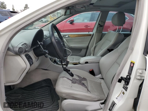 2007 Mercedes-Benz C 350 Sport z VIN WDBRF56H57F881199, wystawiony jako Copart lot #47779325 z przebiegiem 266 720 mil mil oraz Szkoda całkowita • Salvage title. Historia ofert i sprzedaży dostępna na DreamBid. Obrazek 7.