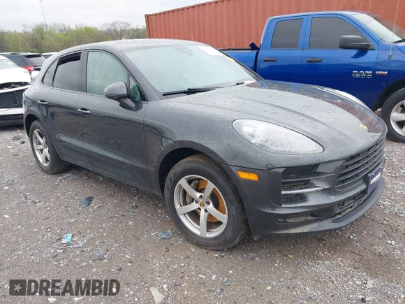 2019 Porsche Macan with VIN WP1AA2A56KLB05844, listed as a IAAI auction lot 41972183 with 44,411 mi miles and . Bid and sale history available at DreamBid. Image 1.
