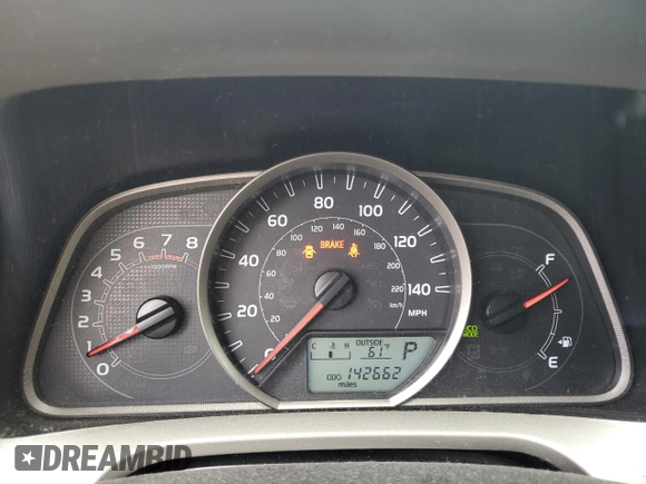 2013 Toyota RAV4 XLE with VIN 2T3RFREV7DW122189, listed as a Copart auction lot 57348125 with 142,662 mi miles and Salvage title. Bid and sale history available at DreamBid. Image 9.