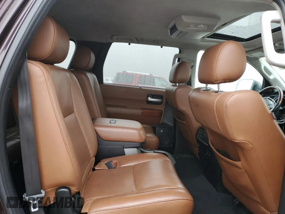 2019 Toyota Sequoia Platinum with VIN 5TDDY5G15KS167508, listed as a Copart auction lot 45140485 with 117,197 mi miles and Salvage Title. Bid and sale history available at carsss.com. Image 11.