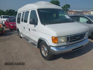 2006 Ford Econoline Cargo with VIN 1FDRE14L26HB21864, listed as a IAAI auction lot 42389174 with 295,623 mi miles and . Bid and sale history available at DreamBid. Image 1.