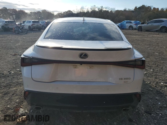 2024 Lexus IS 350 F Sport with VIN JTHGZ1E2XR5033090, listed as a Copart auction lot 76542374 with 10,282 mi miles and Non repairable. Bid and sale history available at DreamBid. Image 6.