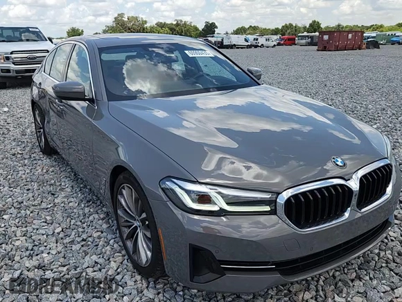 2021 BMW 5 Series 530i xDrive with VIN WBA13BJ00MWX12997, listed as a Copart auction lot 60900435 with 55,064 mi miles and Salvage title. Bid and sale history available at DreamBid. Image 13.
