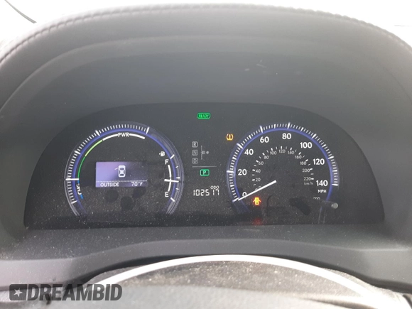 2010 Lexus HS 250h with VIN JTHBB1BA9A2010237, listed as a Copart auction lot 77445014 with 102,517 mi miles and Salvage Title. Bid and sale history available at DreamBid. Image 9.