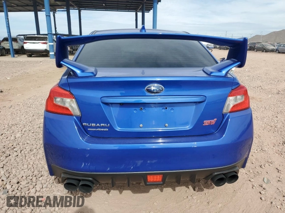 2019 Subaru WRX STI with VIN JF1VA2S66K9805893, listed as a Copart auction lot 44734815 with 98,839 mi miles and Salvage Title. Bid and sale history available at carsss.com. Image 6.