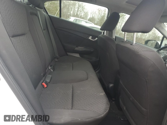 2015 Honda Civic Sedan LX with VIN 2HGFB2F51FH008259, listed as a Copart auction lot 52744535 with 121,247 mi miles and Clean Title. Bid and sale history available at carsss.com. Image 10.