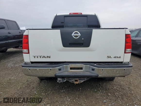 2011 Nissan Titan Pro-4X z VIN 1N6AA0EC6BN307938, wystawiony jako Copart lot #43291565 z przebiegiem 102 639 mil mil oraz Tytuł czysty. Historia ofert i sprzedaży dostępna na DreamBid. Obrazek 6.