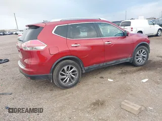 2015 Nissan Rogue SL with VIN 5N1AT2MT0FC866375, listed as a IAAI auction lot 41236983 with 125,074 mi miles. Bid and sale history available at carsss.com. Image 4.