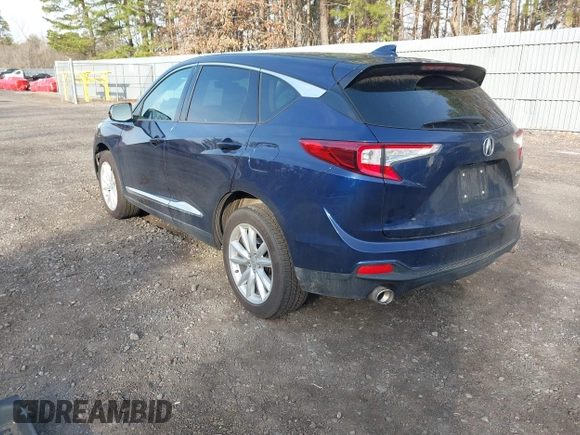 2019 Acura RDX with VIN 5J8TC2H30KL033873, listed as a IAAI auction lot 41771332 with 55,372 mi miles. Bid and sale history available at carsss.com. Image 3.